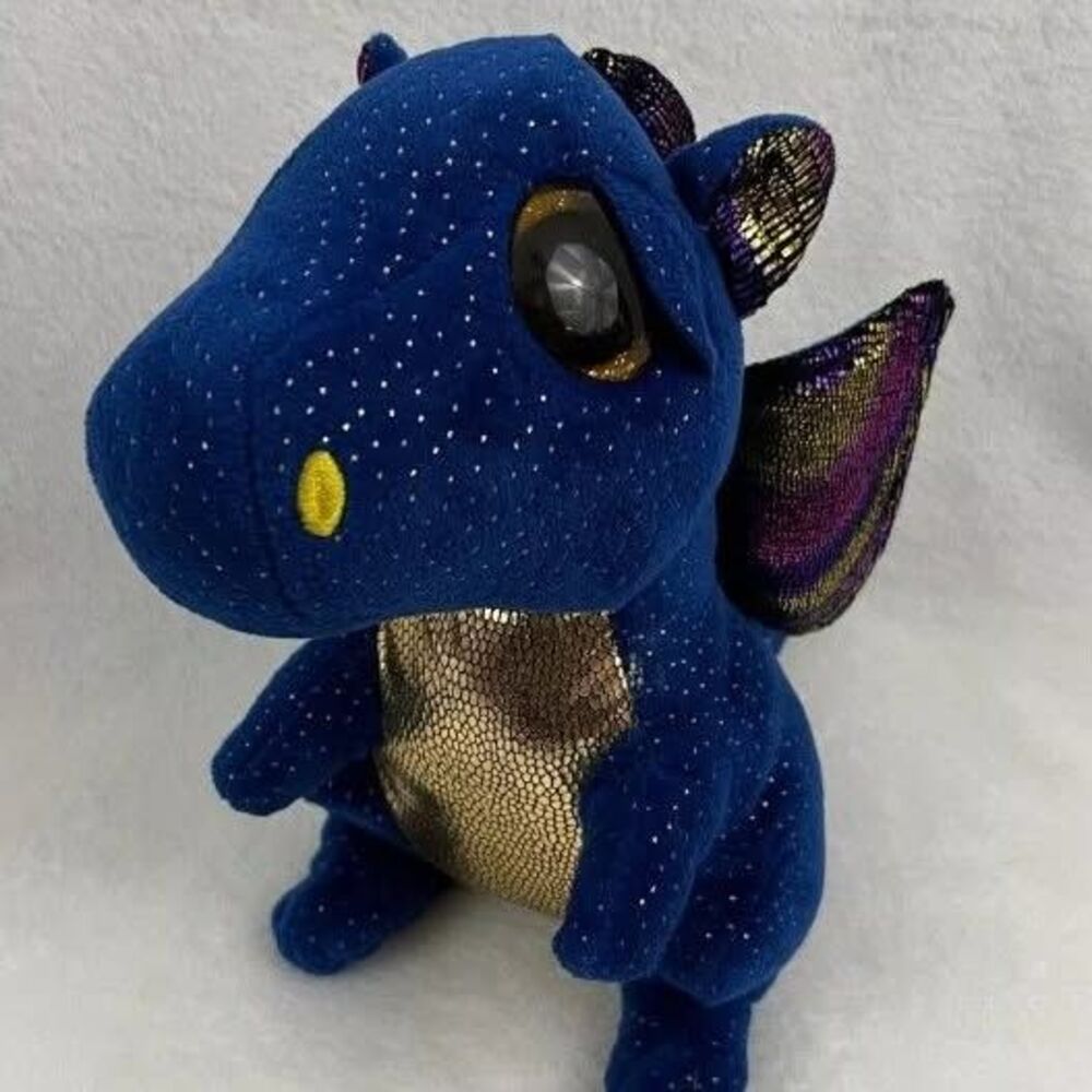 TY BEANIE BOOS - SAFIRE the Dragon Plush Stuffed Animal Toy 2019